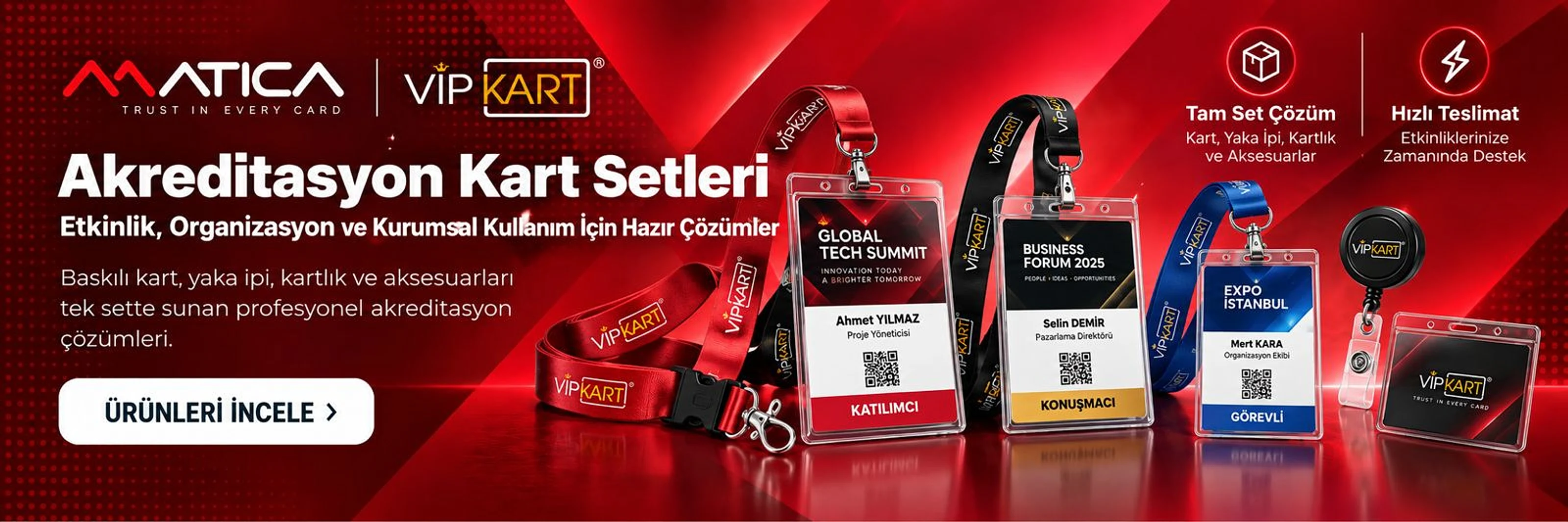 Akreditasyon Kart Setleri