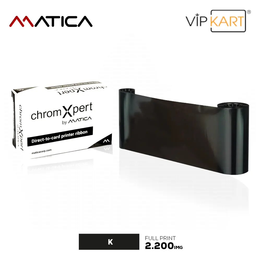 Matica K (Siyah) Diamond ReTransfer Film Ribon – 2200 Baskı