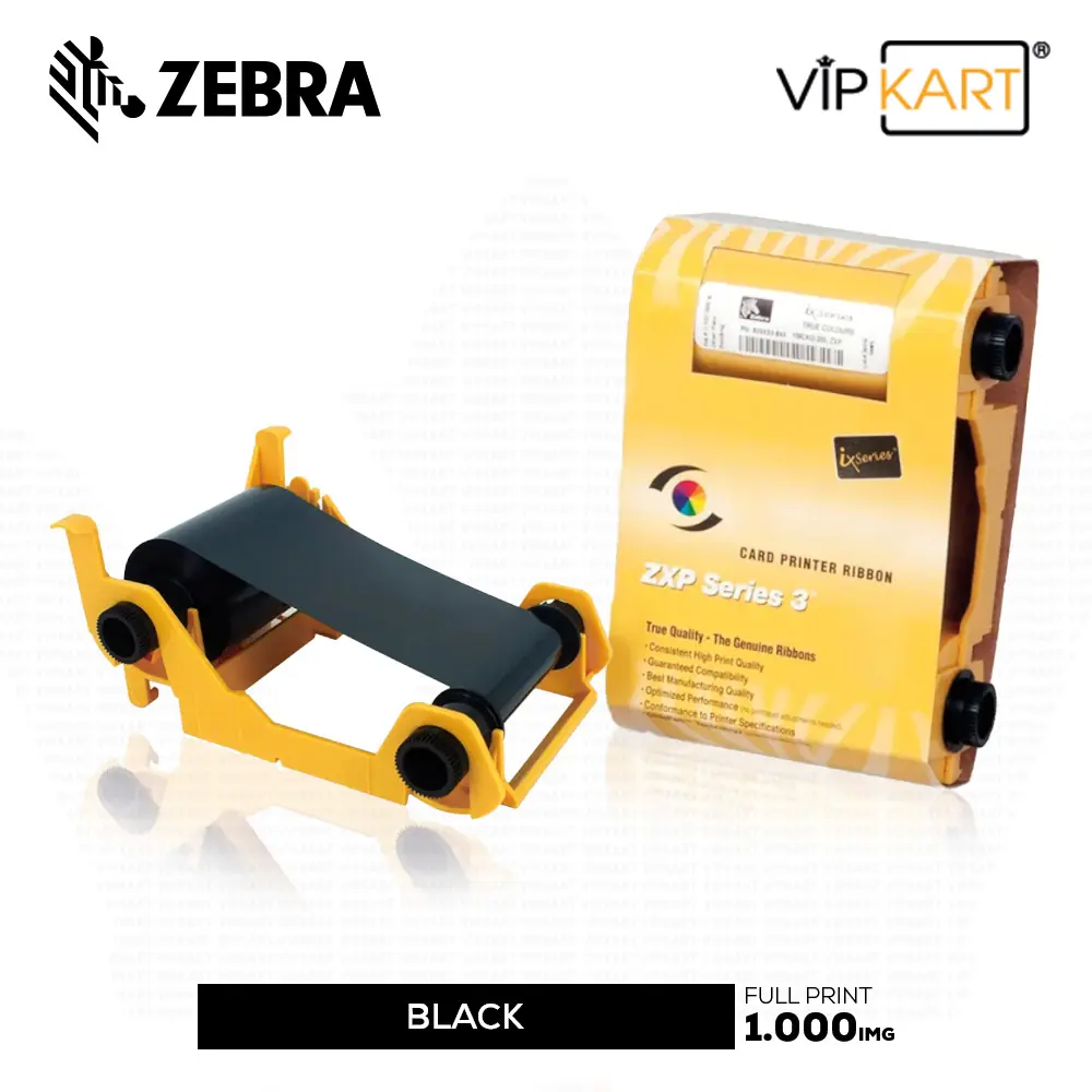 Zebra 800033-801 K (Siyah) Monochrome Ribon – 1000 Baskı