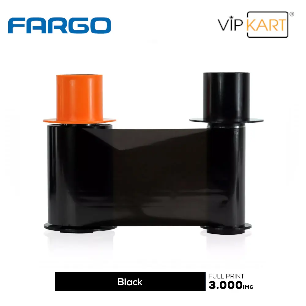 Fargo HID 45201 K (Siyah) Premium Monochrome Ribon – 3000 Baskı