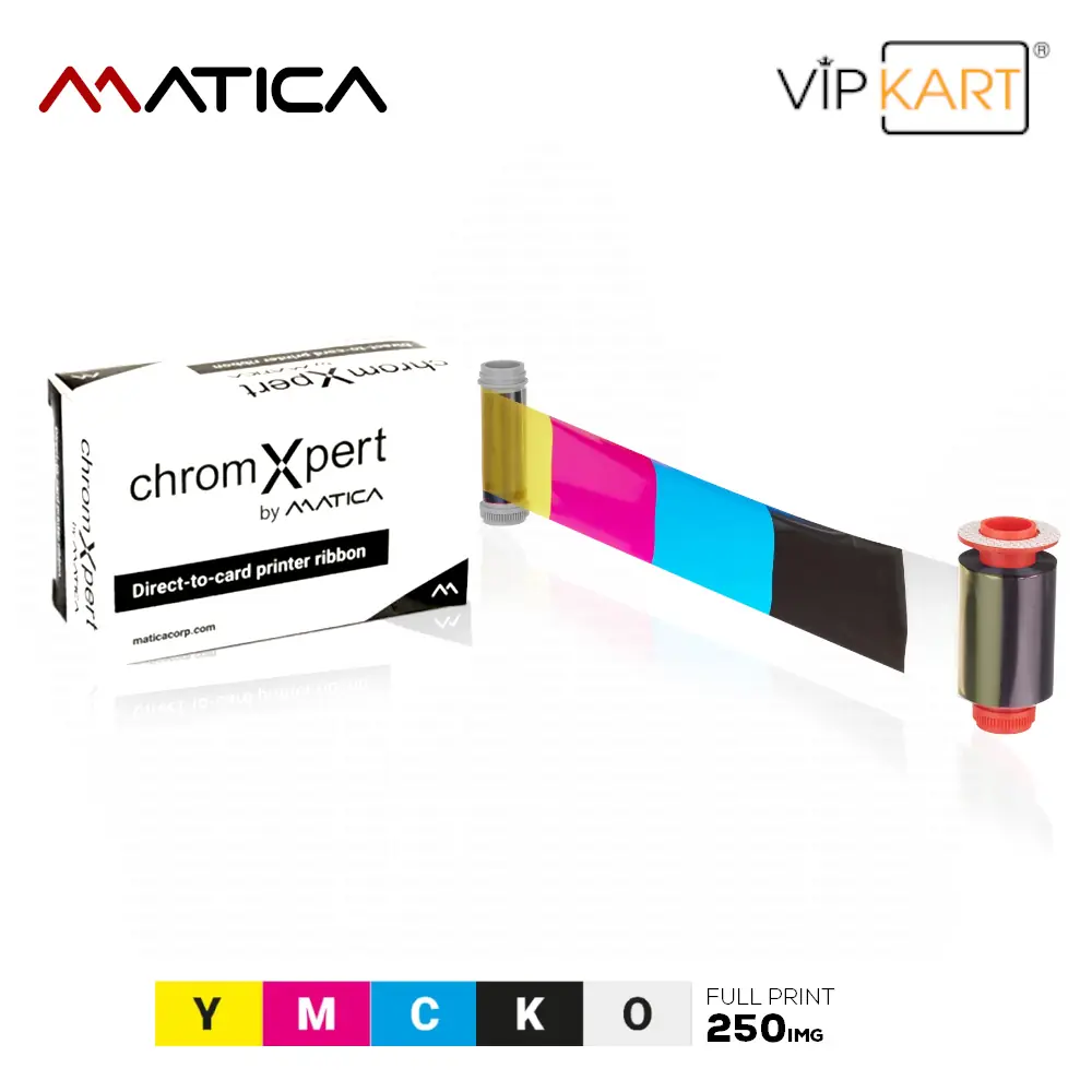 Matica YMCKO Renkli Diamond Ribon – 250 Baskı