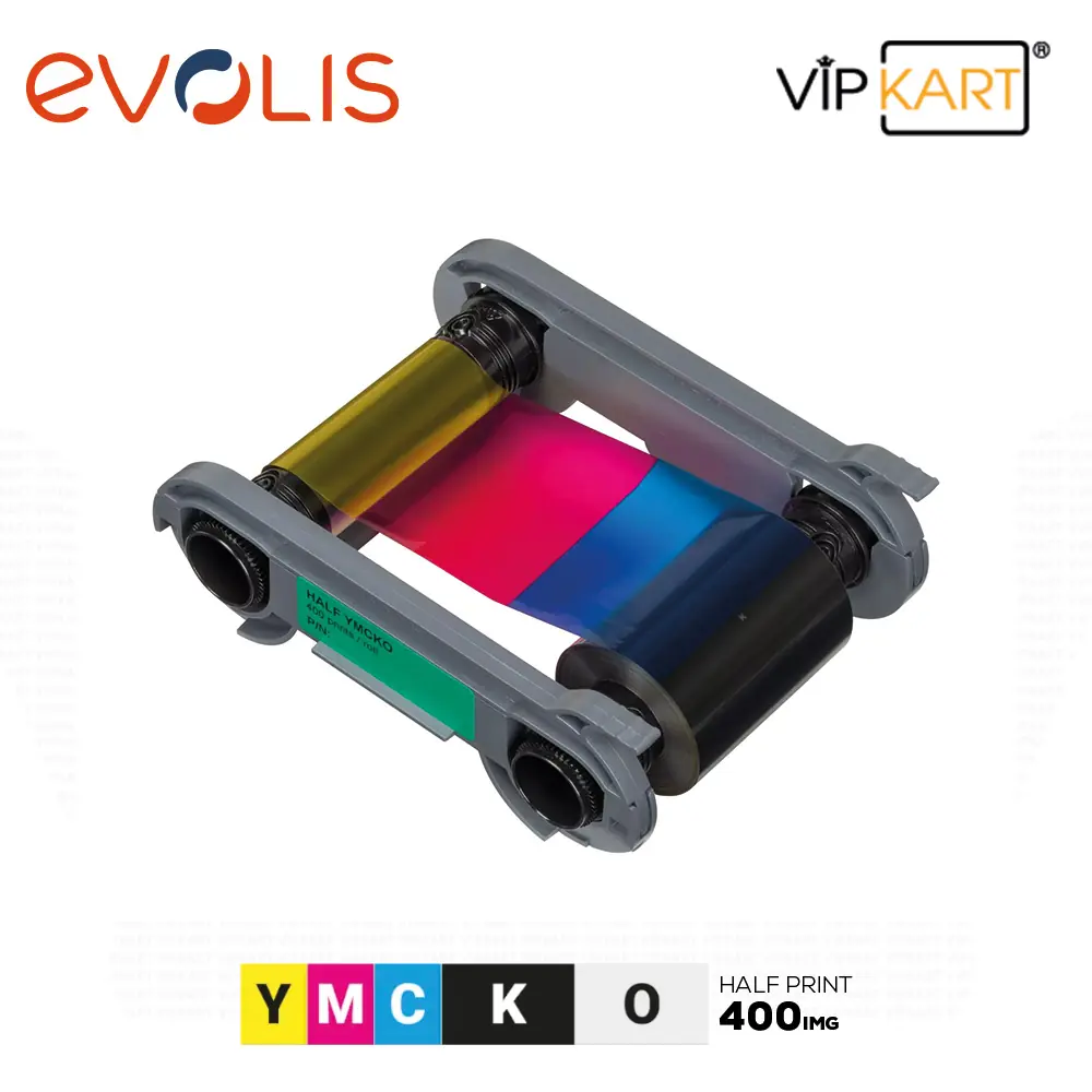 Evolis R5H204M100 ymcKO Yarım Panel Ribon – 400 Baskı