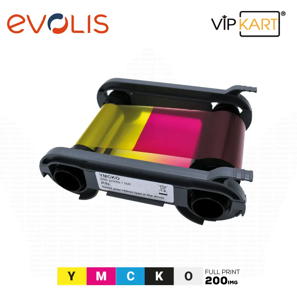 Evolis R5F002EAA YMCKO Ribon – 200 Baskı