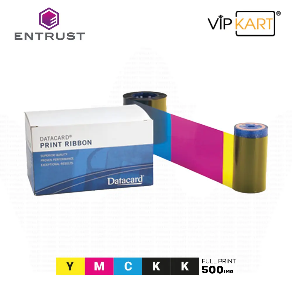 Entrust Datacard 534000-009 YMCK-K Ribon – 500 Baskı