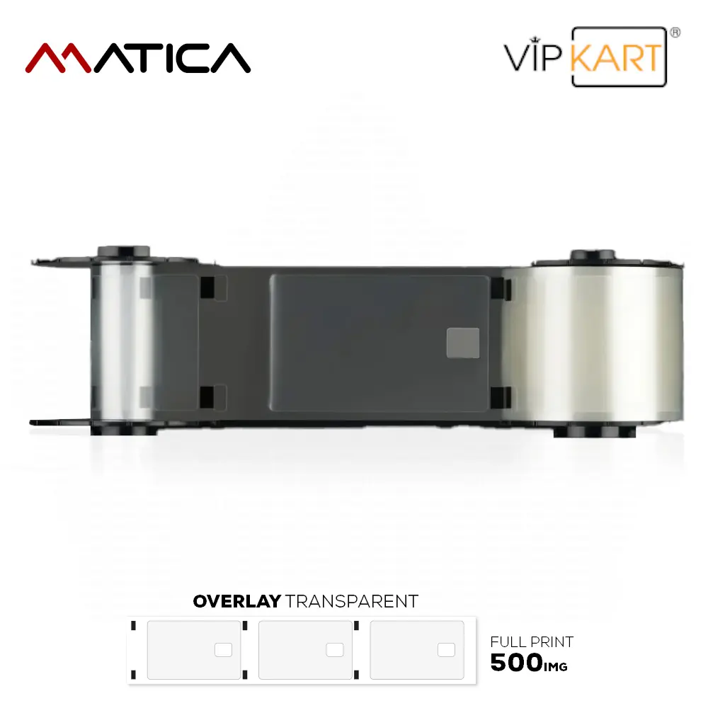 Matica PR26605407 Şeffaf Akıllı Çip Kesimli Laminasyon Filmi 0.5mm - 500 Baskı