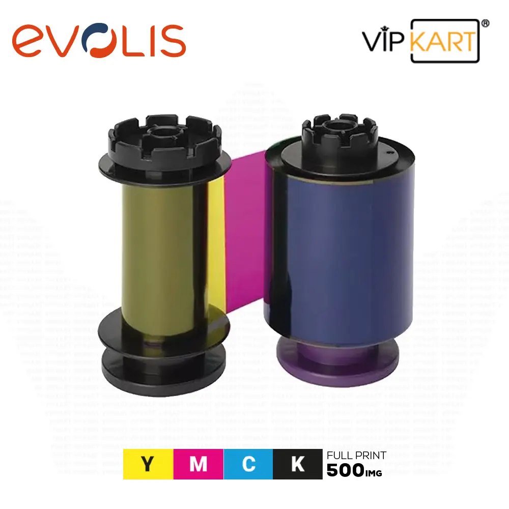 Evolis RT4F010EAA YMCK ReTransfer Ribon – 500 Baskı