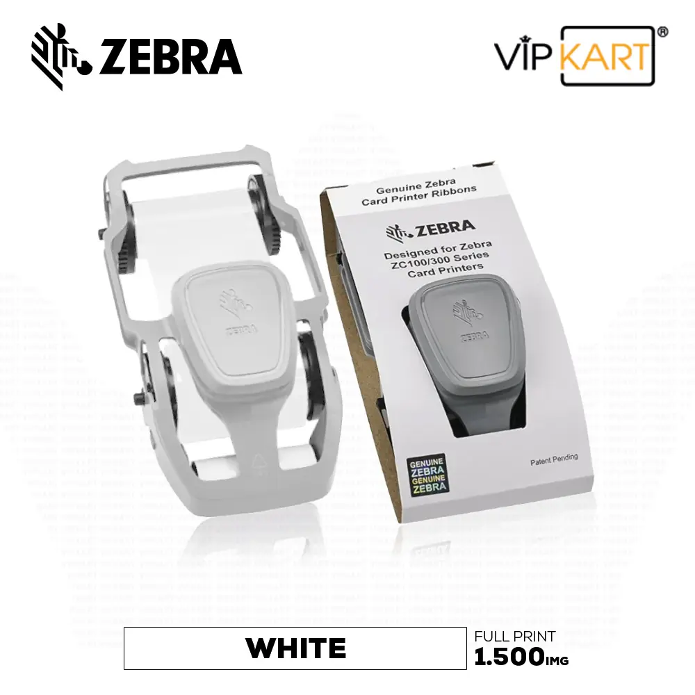 Zebra 800300-309 White (Beyaz) Monochrome Ribon – 1500 Baskı