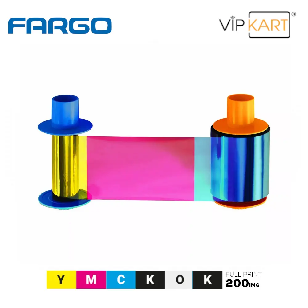Fargo HID 45010 YMCKOK Ribon – 200 Baskı