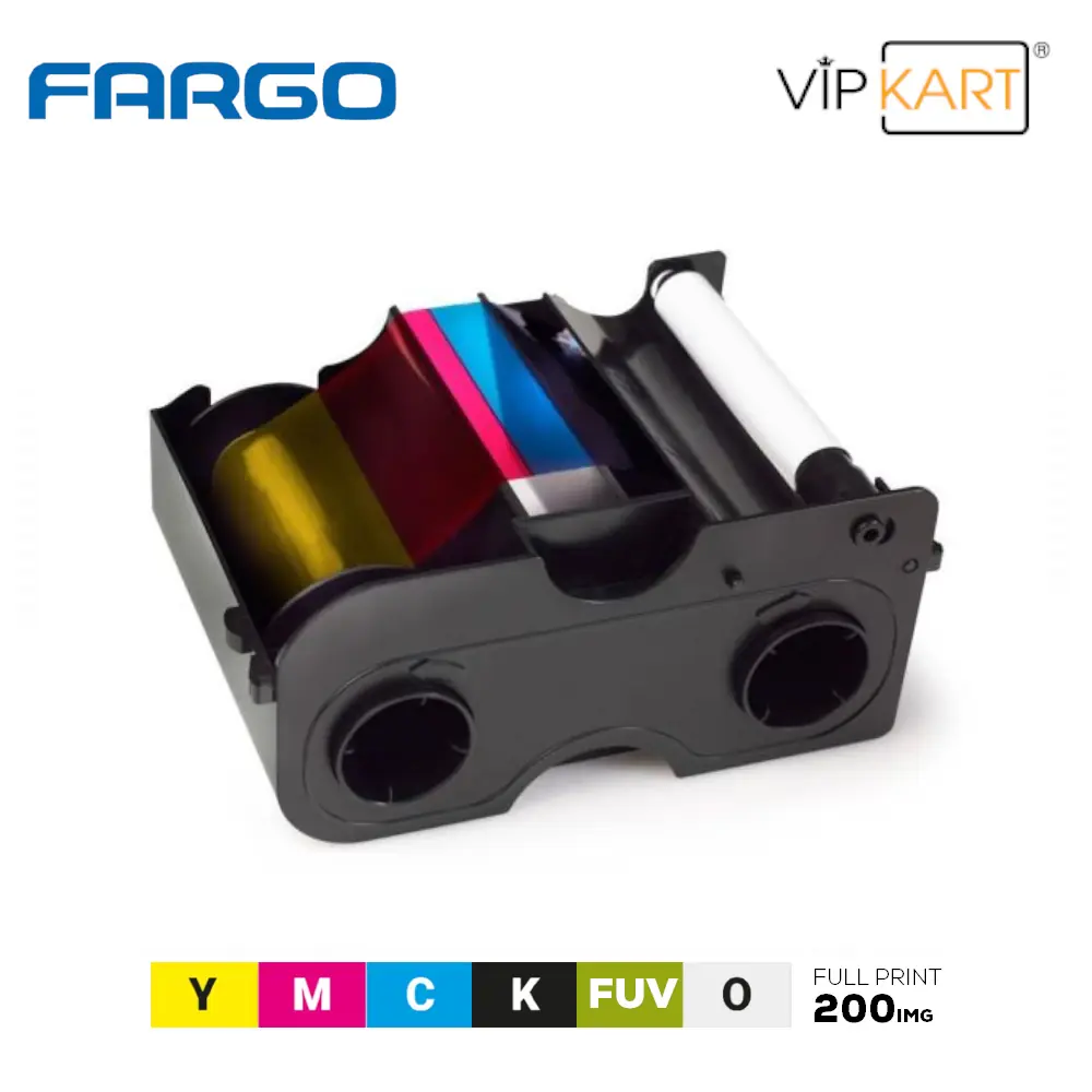 Fargo HID 45109 YMCFKO UV Ribon – 200 Baskı