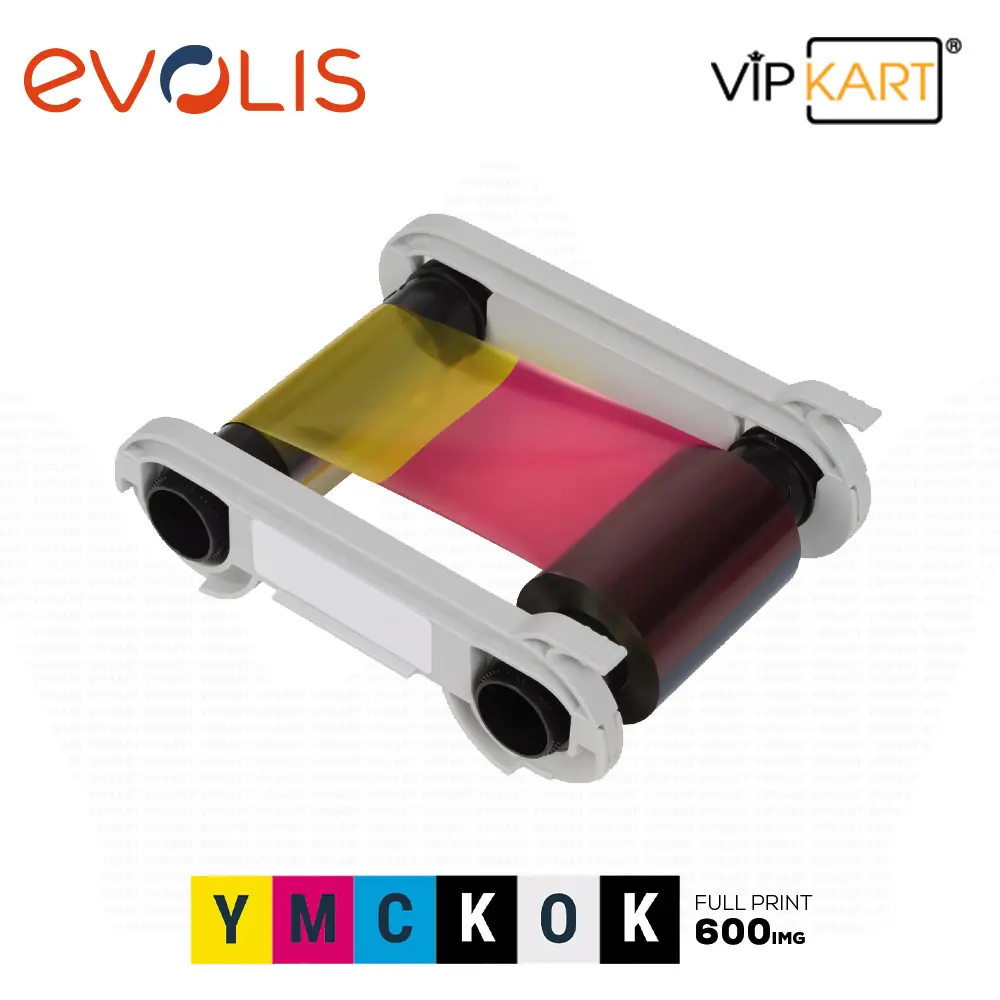 Evolis R6F003EAA YMCKOK Ribon – 200 Baskı