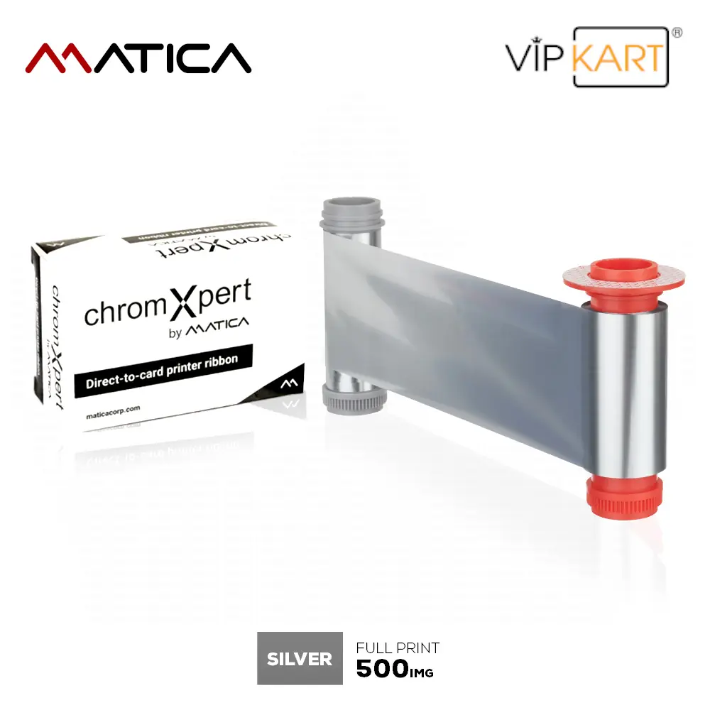 Matica Gümüş Metalik Ribon – 500 Baskı