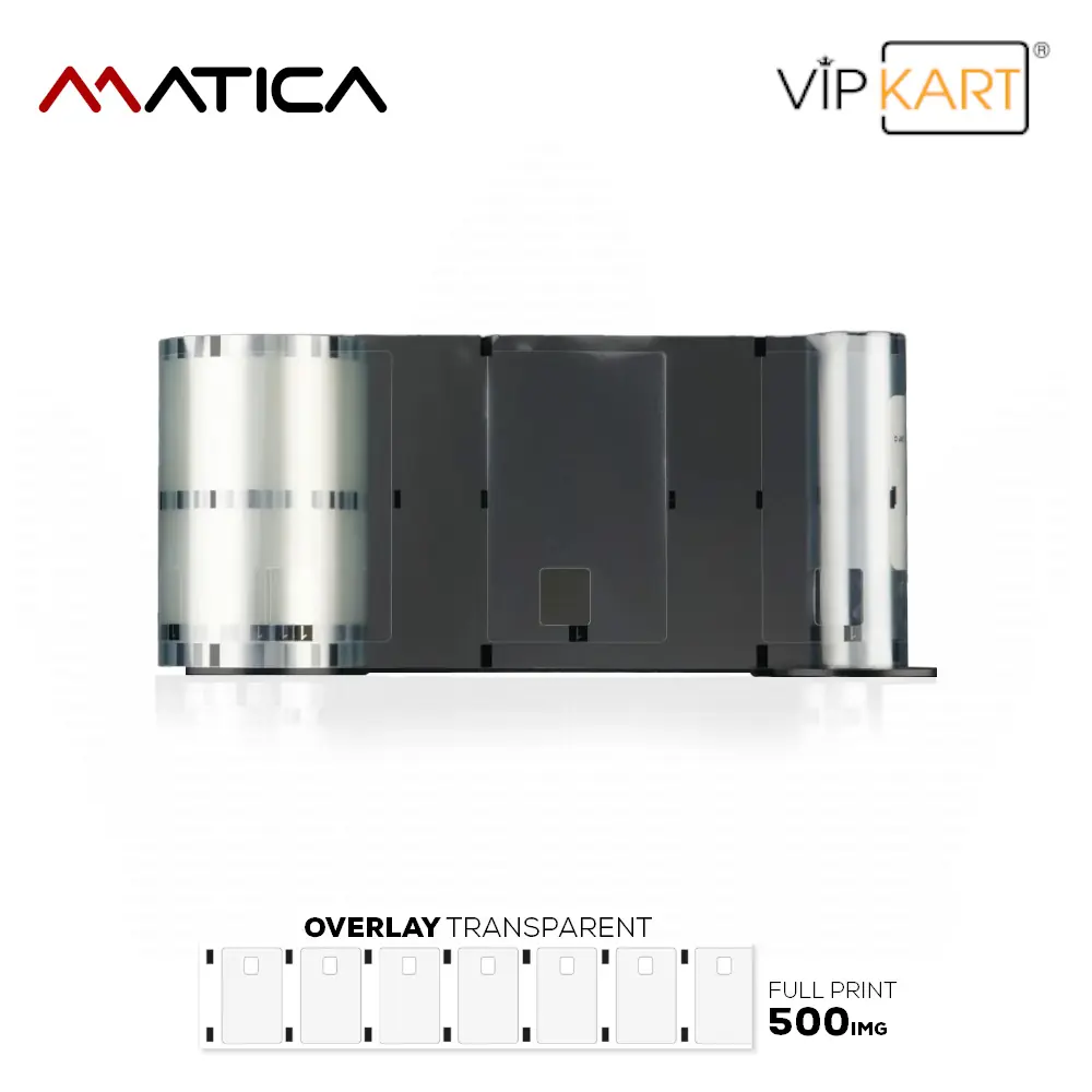 Matica PR20808402 Şeffaf Akıllı Çip Kesimli Üst Laminasyon Filmi 1.0mm - 550 Baskı