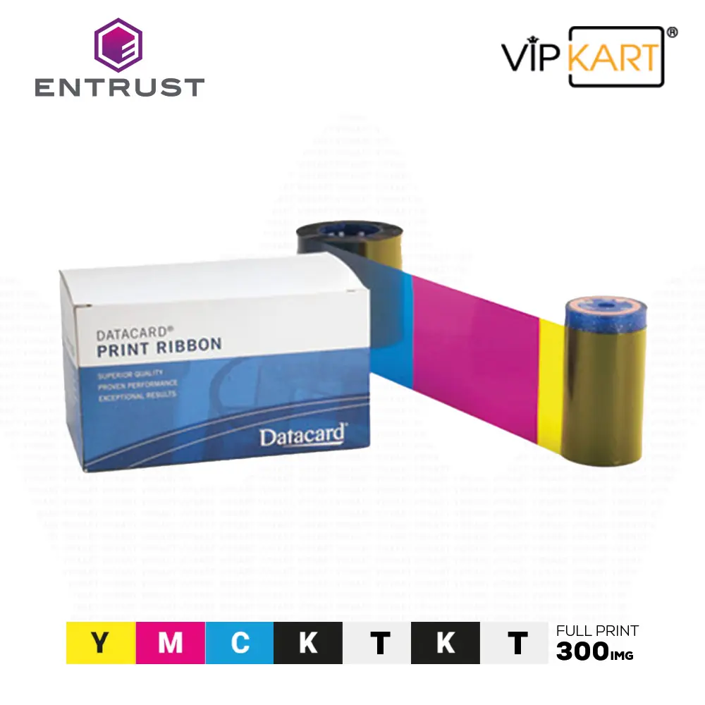 Entrust Datacard 534000-006 YMCKT-KT Ribon – 300 Baskı