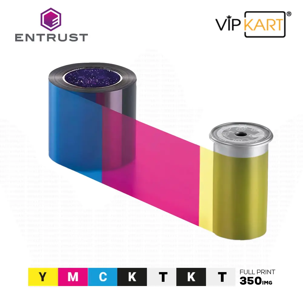 Entrust Datacard 525100-005 YMCKT-KT Ribon – 350 Baskı