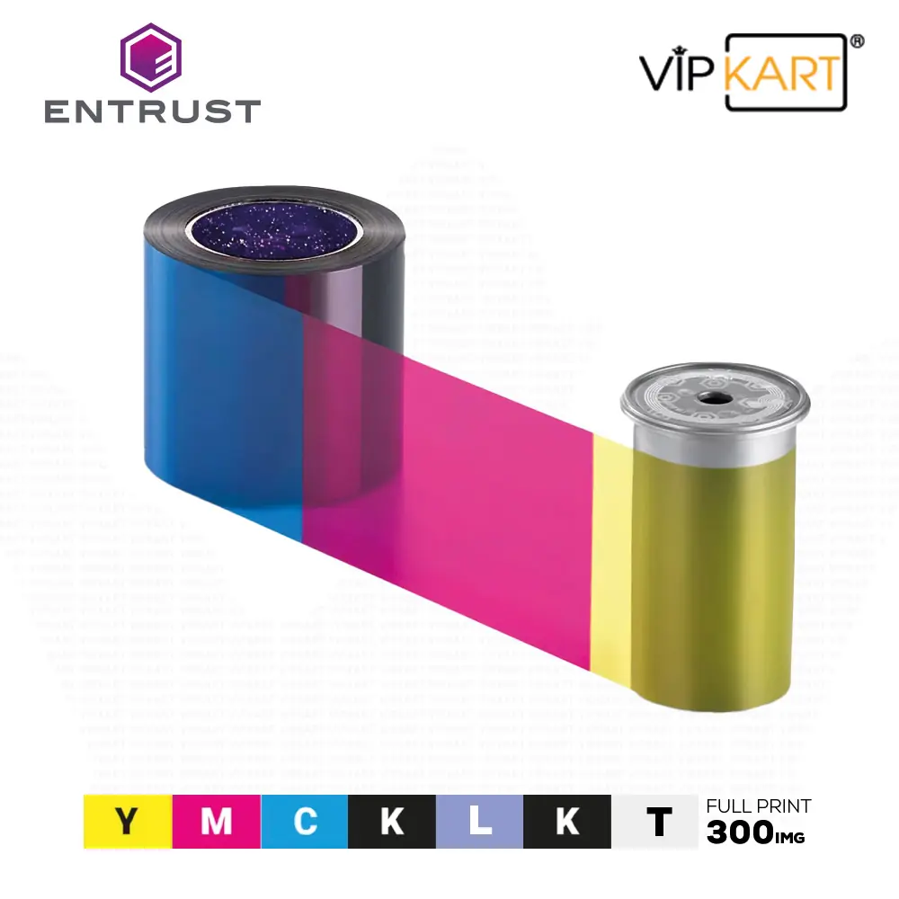 Entrust Datacard 525100-016 YMCKL-KT Ribon – 300 Baskı