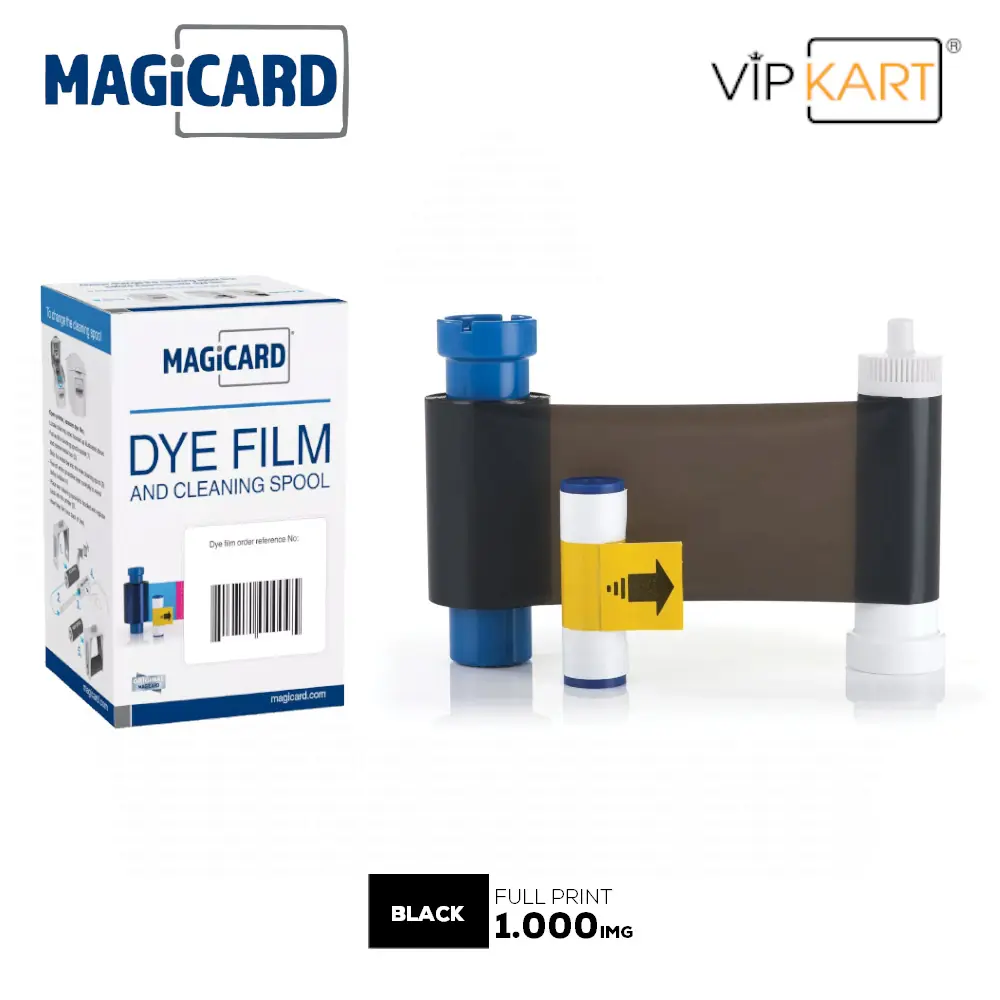 Magicard MA1000K K (Siyah) MonoChrome Ribon – 1000 Baskı
