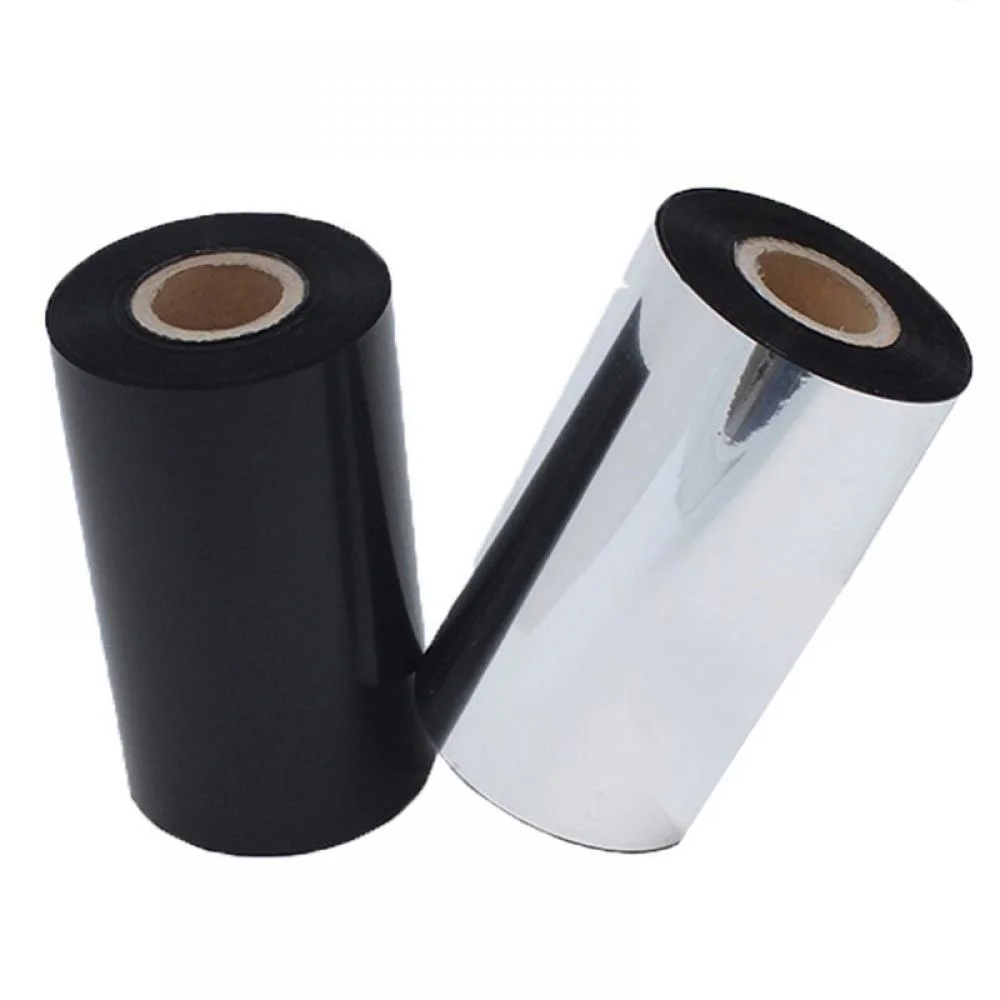 80mm x 300 Metre Wax Siyah Renkli Ribon