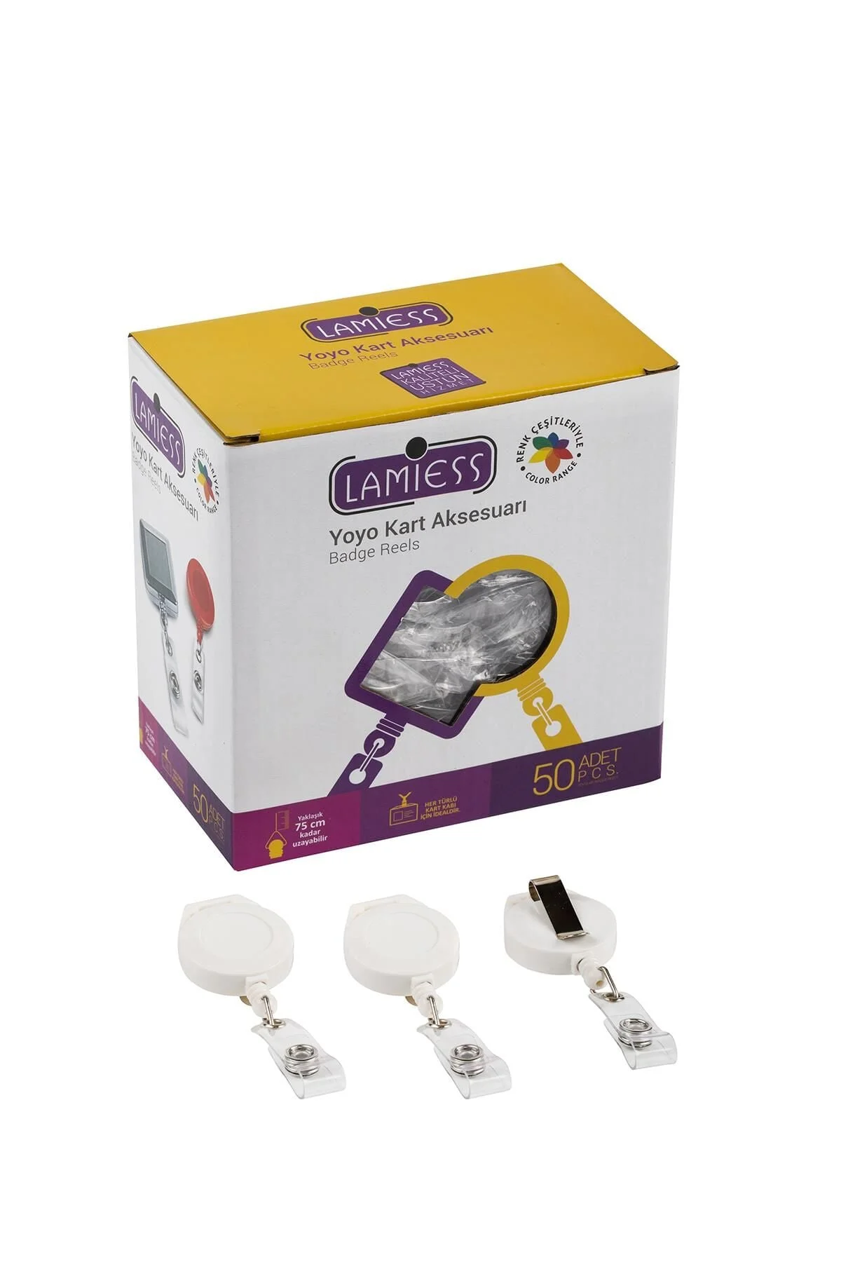 Lamiess Lms 340 Yuvarlak Yoyo Beyaz 50’li