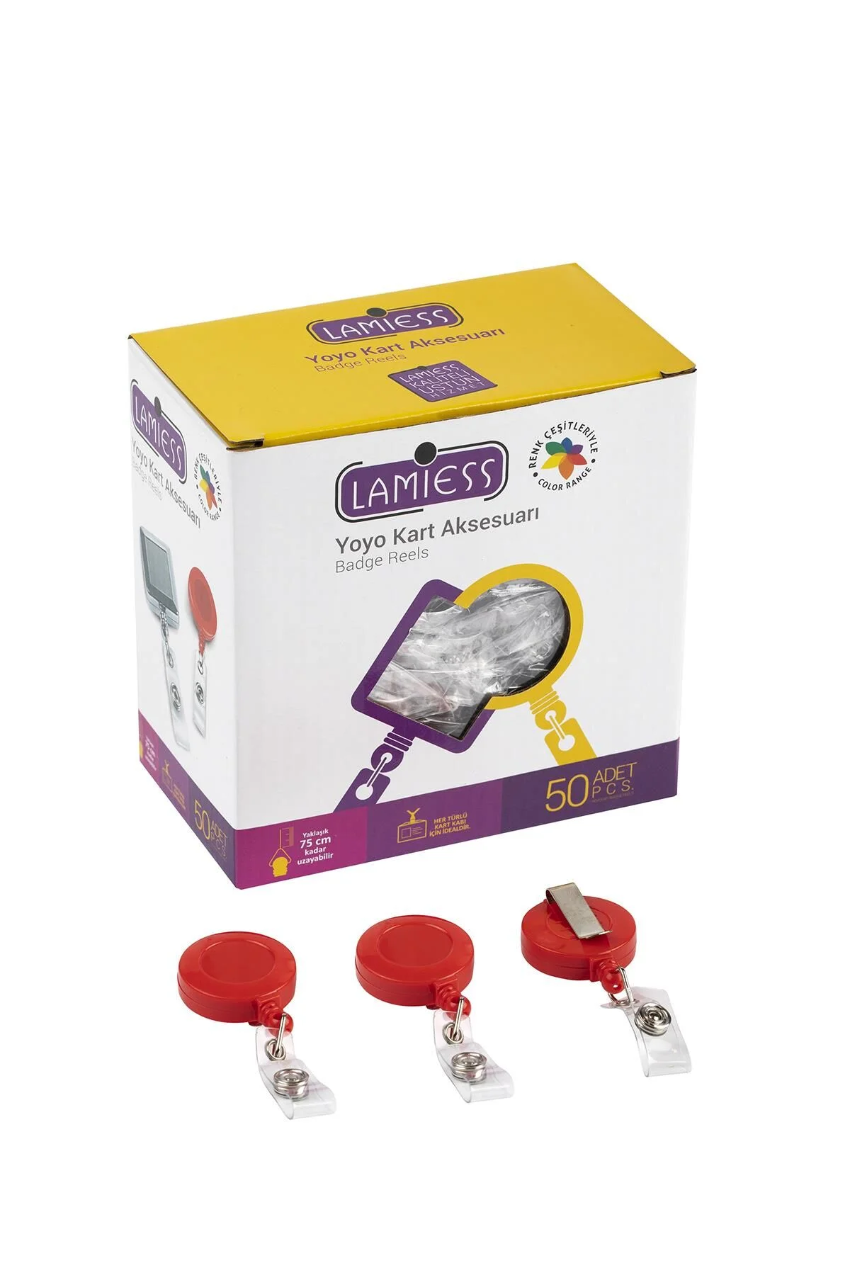 Lamiess Lms 351 Yuvarlak Yoyo Kırmızı 50’li