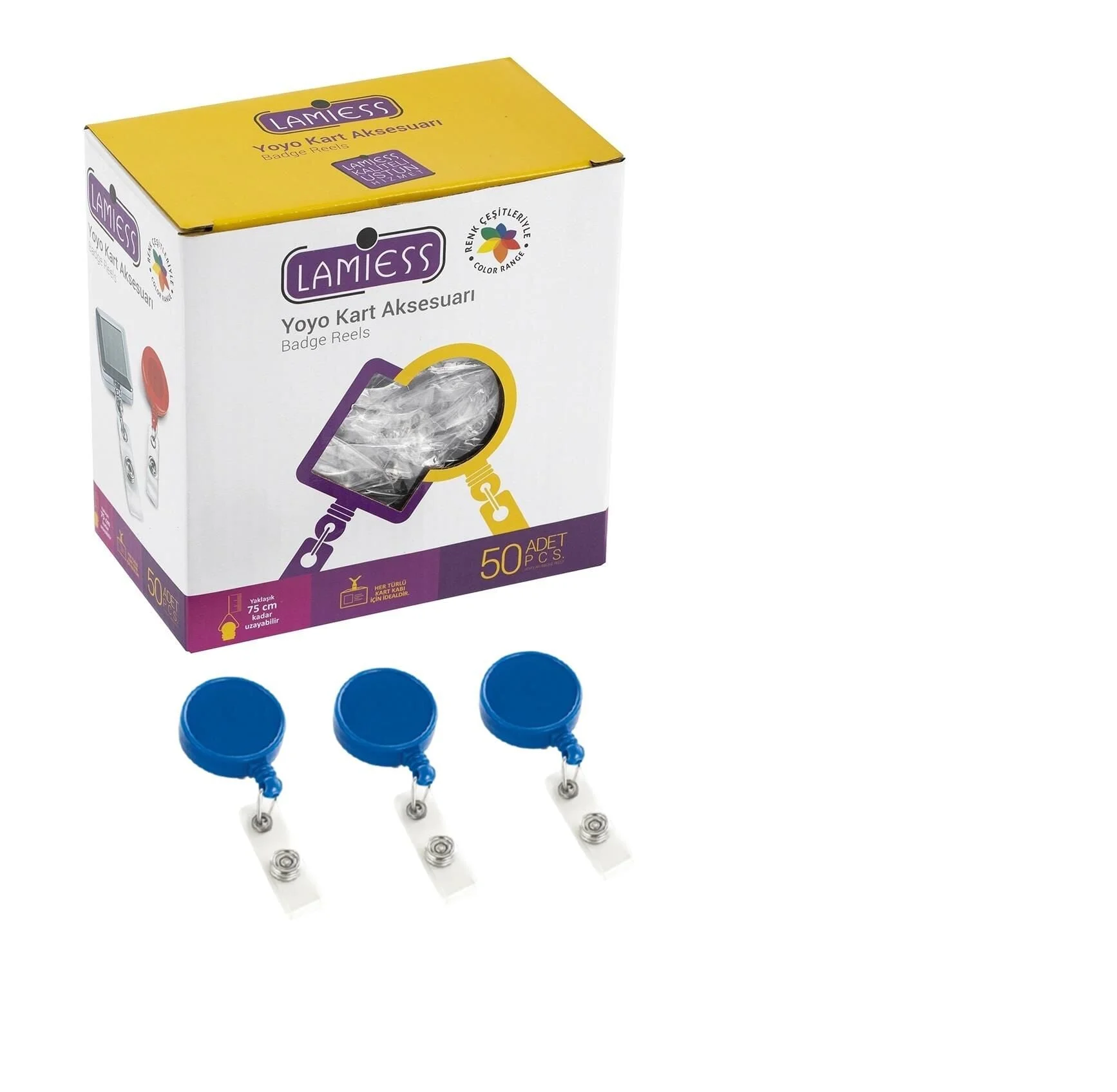 Lamiess Lms 328 Yuvarlak Büyük Yoyo Mavi 50’li
