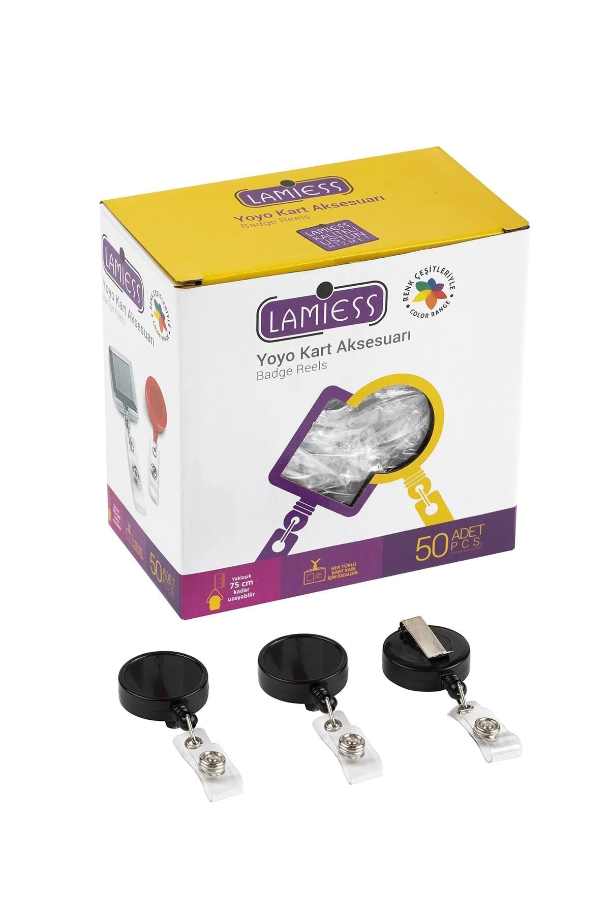 Lamiess Lms 328 Yuvarlak Büyük Yoyo Siyah 50’li