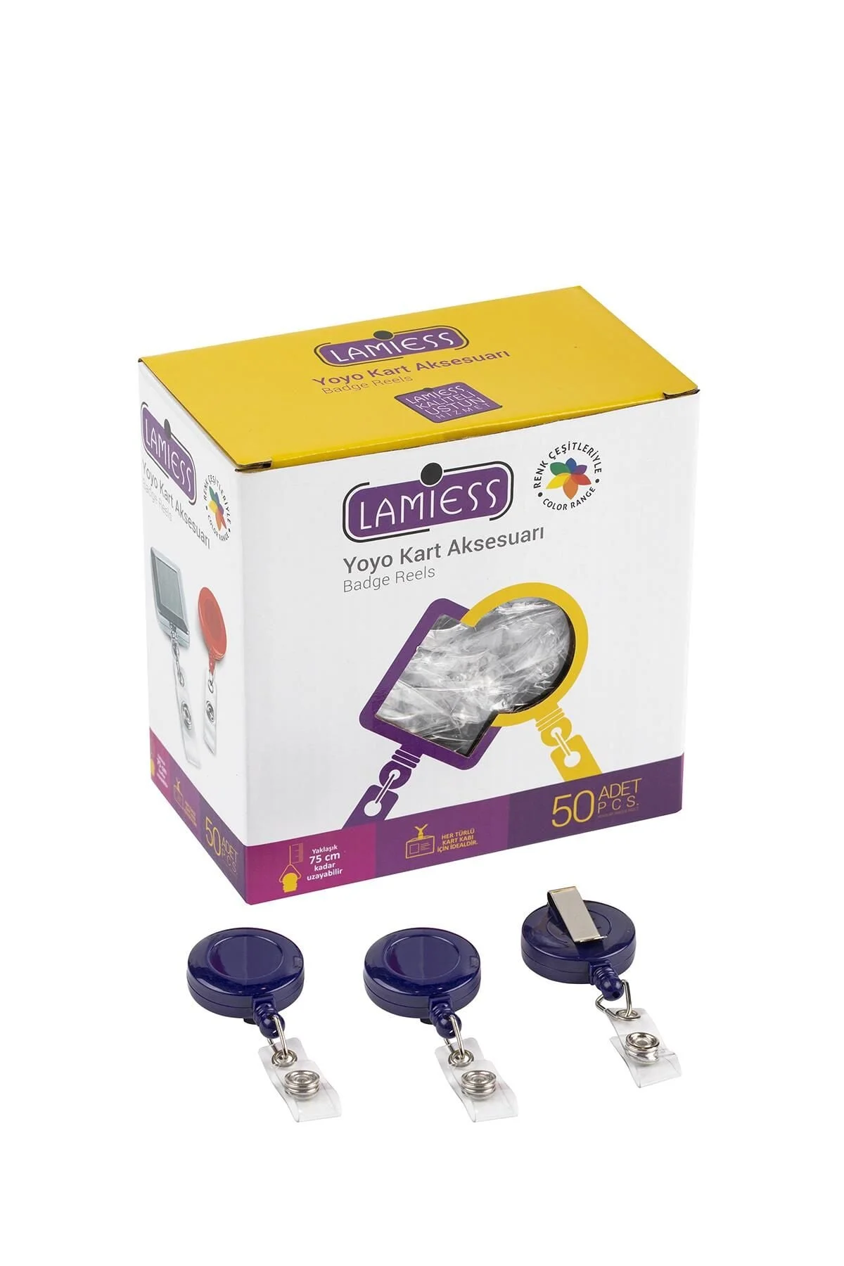 Lamiess Lms 351 Yuvarlak Yoyo Lacivert 50’li