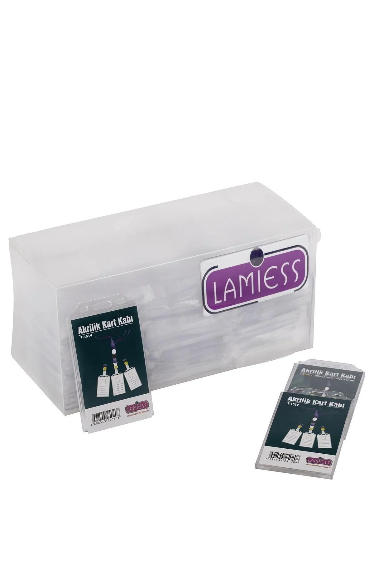 Lamiess T-190 V Dikey Çift Hazneli Kart Kabı 50’li